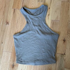 Lululemon High Neck Racerback Crop Tank - Size 6